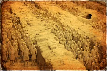 Gordijnen Chinese terracotta army - Xian  © lapas77