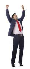 Obraz premium Businessman looking excited