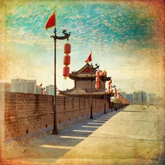Poster Xian - oude stadsmuur © lapas77