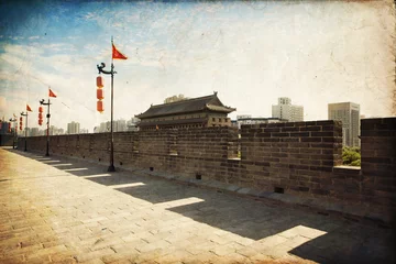 Muurstickers Xian - ancient city wall  © lapas77