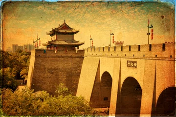 Rolgordijnen Xian - ancient city wall  © lapas77