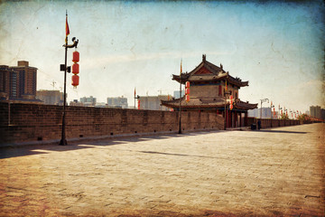 Xian - ancient city wall  © lapas77