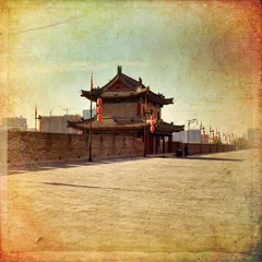 Deurstickers Xian - ancient city wall  © lapas77
