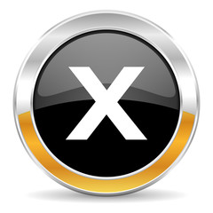 Obraz premium cancel icon