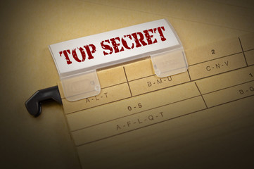 Ordner mit Top Secret