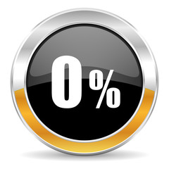 0 percent icon