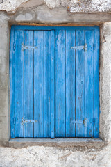 Old wooden window