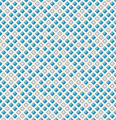 The blue and grey rhombus pattern