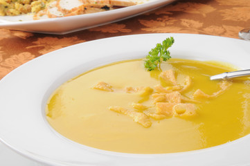 Butternut squash soup