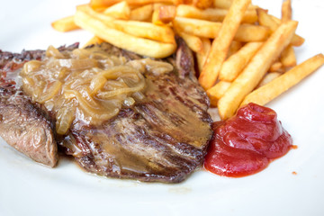 juicy steak beef meat