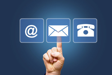 Kontakt - Email - Telefon - Handy - Brief