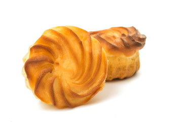 cheese muffin isolated