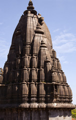 Low angle view of a temple, Bhimashankar Temple, Pune, Maharashtra, India