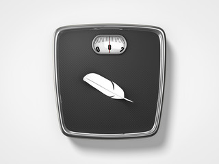 weight scale feather icon