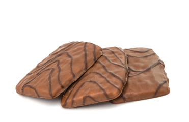 chocolate cake isolated