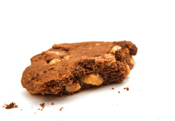cookies with chocolate and nuts