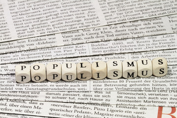 Obraz premium Populismus