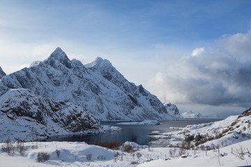 Fototapeta na wymiar Nordic fiord