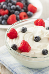 Fresh Organic Healthy Yogurt
