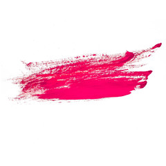 red pink watercolors spot blotch isolated