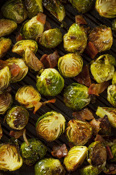 Homemade Grilled Brussel Sprouts