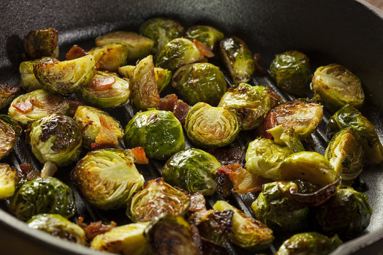 Homemade Grilled Brussel Sprouts