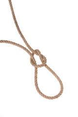 The original loop made ​​of sturdy rope for hanging.