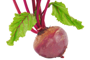 beetroot  isolated on white