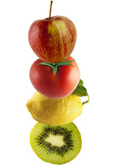 Mela, Pomodoro, Limone e Kiwi
