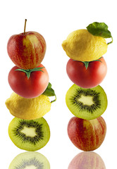 Mela, Pomodoro, Limone e Kiwi