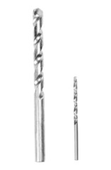 Close-up of two drill bits