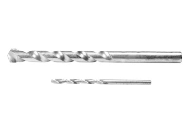 Close-up of two drill bits