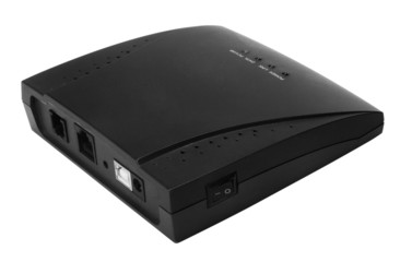 Fototapeta premium Close-up of a modem