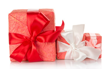 Gift boxes with beautiful bows