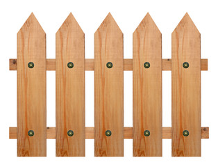 Wooden fence