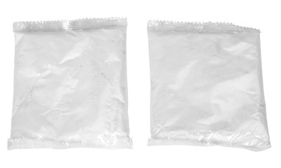 Plaster of Paris in polythene bags