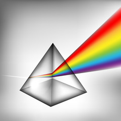 Prism with light eps10