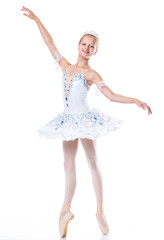 Naklejka premium Beautiful ballerina