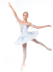 Naklejka premium Beautiful ballerina