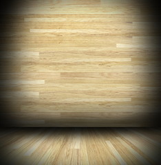 abstract indoor view of wood cabin