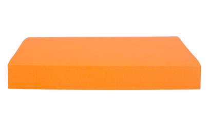 Close-up of a bundle of adhesive notes