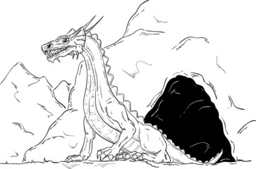 dragon going out