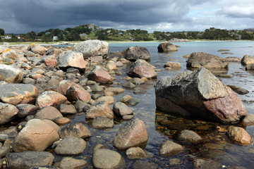 Fototapeta na wymiar Norwegian coast, near Bergen