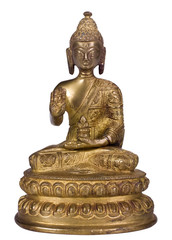 Close-up of a figurine of Buddha