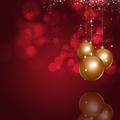 Xmas Bright Red Background