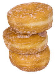 Close-up of stack of donuts