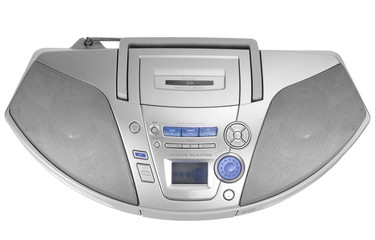 Obraz premium Close-up of a stereo CD Player