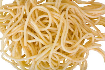 Close-up of cooked spaghetti