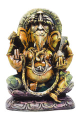 Obraz premium Close-up of a figurine of Lord Ganesha