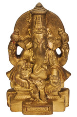 Fototapeta premium Close-up of a figurine of Lord Ganesha